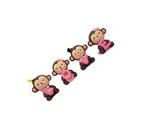 VALICLUD Valentines Day Resin Love Monkey Desktop Ornaments Cartoon Resin Crafts Romantic Cake Toppers Home Decoration Unique Animal Figurines
