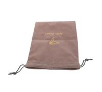 VALICLUD Velvet Drawstring Hair Dryer Travel Bag Lightweight Portable Organizer for Jewelry and Toiletries Soft Protective Storage Pouch for Home and Travel Elegant Gray