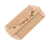 VALICLUD Vintage Bamboo Grate Fine Tooth Comb for Dandruff Removal Double Sided Grooming Tool for Pet Hair Care for Dog Shedding and Scalp Treatment