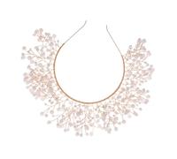 VALICLUD Vintage Bridal Headband Chic Bead Hair Accessory Elegant Hairband for Weddings Parties Festivals Comfortable Fit for Women Girls