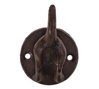 VALICLUD Vintage Dog Butt Cast Iron Wall Hook Creative Antique Style Coat Hanger for Bedroom Key Holder and Wall Hanging Storage Space-Saving Animal Hooks for Bags Hats Scarves and Keys
