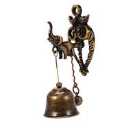 VALICLUD Vintage Elephant Iron Doorbell Retro Home Decoration for Gate Garden and Patio for Easy Wall Mounting for Indoor Outdoor Use Crisp Sound Chime Bell