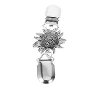 VALICLUD Vintage Floral Sweater Clip Shawl Brooch for Women Cardigan Clasp Lightweight Scarf Accessory Retro Flower Design for and Shawls