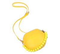 VALICLUD Vintage Lemon Shoulder Bag for Women Lemon Canvas Bag Fruit Purse Summer Shopping Travel Everyday Use