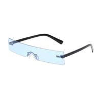 VALICLUD Vintage Lightweight Metal and PC Frame with UV Protection Half Frame Sunglasses for Men and Women for Outdoor Activities and Beach