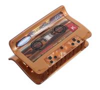 VALICLUD Vintage Retro Cassette Tape Shape Hair Claw Clip Made of Acetate with Secure Grip and Deformation Resistance, for Back of Head Use for Music Enthusiasts and Hair Styling