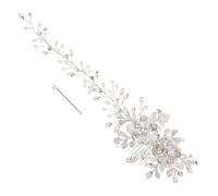 VALICLUD Vintage Rhinestone Bridal Hair Comb Sparkling Side Clip Headpiece for Women and Wedding Accessory with Elegant Handmade Design for Classic Bridal Hairstyles