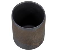 VALICLUD Vintage Rustic Gilded Pottery Tea Cup, Large Handmade Coffee Mug with Rust Pattern, Sturdy Ceramic Drinking Cup for Office and Home Use