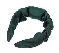 VALICLUD Vintage Wide Brim Headband for Women Twisted Knot Hair Accessory Dark Green for Any Occasion Comfortable and Stylish Hair Hoop for Ladies