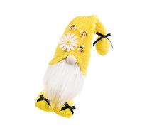 VALICLUD Vivid Faceless Gnome Doll Ornament Cute Cloth Bee Decor for Home Decoration and Companion Lightweight Handmade Lovely Doll Birthday and Garden Display