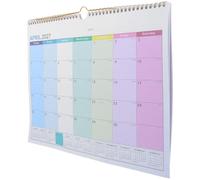 VALICLUD Wall Calendar, with Spiral Binding and Top Hole 18-months 2026-2027 July to December Spacious Monthly Views Ample Space for Handwritten Notes, for Office and Bilingual