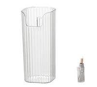 VALICLUD Wall Mounted Umbrella Holder Punch Storage Box Compact Organizer for Indoor Entryway Use Multi Functional Design White Suitable for Folding Umbrellas