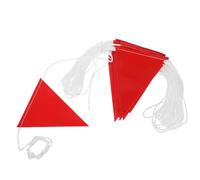 VALICLUD Warning Isolation Flag Construction Banner Flags for Truck Sport Event Signs Construction Boundary Marker Pvc Red