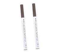 VALICLUD Waterproof Micro-fork Tip Eyebrow Pencil 2pcs Chestnut Liquid Eyebrow Makeup Pen Natural Looking Smudgeproof Brow Pencil for Women Daily Use