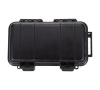 VALICLUD Waterproof Sealed Box Survival Storage Case Outdoor Storage Box Abs Black Lightweight Portable for Adventurer and Wilderness Use, Indoor and Outdoor Activities