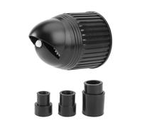 VALICLUD Wave Maker Pump Aquarium Pump Head, Double-Headed Plastic Fish Tank Wave Maker, Wide Propeller Impeller, Black, No Electricity Required, for Aquarium Fish Tank