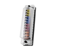 VALICLUD Way Car Auto Fuse Box with Cover Multi Input Multi Output Fuse Holder High and Low Temperature Resistant Self Tapping Screw Mount Electrical Junction Block for Clean Wire