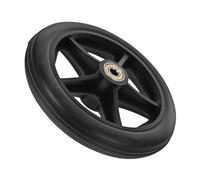 VALICLUD Wheelchair Front Small Wheel Replacement Rubber Tire Easy Installation Wheelchair Part for Comfortable Ride and Enhanced Safety in Home Hospital Park Use