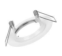 VALICLUD White 50mm Recessed Lighting Trim Ring Housing Frame for MR16 Spotlight Bulbs, Recessed Can Light Accessory Compatible LED Downlights, 1pcs