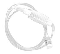 VALICLUD White Plastic Wine Siphon Filter Hose, Lightweight and Easy to Clean, for Kitchen and Bottling Wine Transfer Tasks