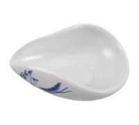 VALICLUD White Porcelain Tea Measuring Spoon Ceramic Tea Scoop Accessory for Home