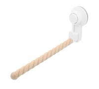 VALICLUD White Wooden Parrot Stand Perch for Bird Cage with Abs Material and Training Feature to Develop Coordination, Suitable for Finch and Parakeet on Standing Stairs