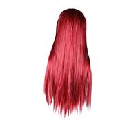 VALICLUD Wig Headgear Cosplay Fibers Hairstyle Long Colored Wigs Bangs For Men Synthetic Front Part For Women Red Wig High Temperature Wire
