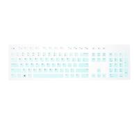 VALICLUD Wired Keyboard Silicone Cover Compatible with Dell Kb216 with Gradient Green Protective Film for Comfortable Typing and Dust Resistance