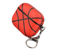 VALICLUD Wireless Earbud Protector 5 Pcs Headphone Cover Wear-resistant Earphone Cover Genuine Leather Fashionable Orange Unique Chic Design Protects from Drops and Bumps for Daily Use