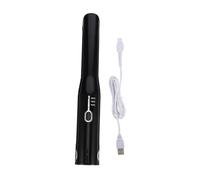 VALICLUD Wireless Mini Hair Straightener and Hair Curler with 3 Temperature Settings Portable Travel for Women Black