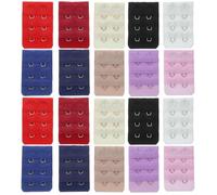 VALICLUD Women S Bra Extenders 20pcs Bra Extenders 2 Hooks 3 Hooks 4 Hooks Comfortable Bra Extenders 2 Hooks 3 Rows (Random Color) Bra Extension Strap