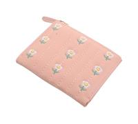 VALICLUD Women Short Wallet Stylish Embroidered Pattern Compact Bifold Cardholder Wallet Pouch Coin Purse for Ladies Girls Stitch