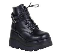 VALICLUD Women Winter Round Toe Ankle Boots Thick Non-slip Heightened Sole Short Boots for Stylish Comfort and Elegance Black