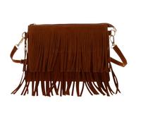 VALICLUD Women's Fringe Crossbody Tote Bags, Boho Tassel Western Shoulder Bag Messenger Handbags for Lightweight and Multi-Functional Design