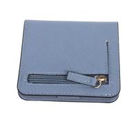 VALICLUD Women's Slim Wallet Compact Minimalist Pu Leather Wallet Women Small Change Purse Zipper Pocket for Commute and Travel