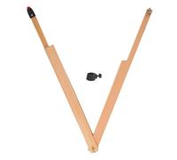 VALICLUD Wood Drawing Compass for School Teaching 2 Pack Sturdy Sturdy Compass for Creating Circles Suitable for Educators and Teachers in Engineering Fields