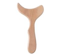 VALICLUD Wood Guasha Board Ergonomic Portable Massage Tool for Muscle Relief Compact Design for Daily Use Smooth Edges for Skin Scraping and Relaxation