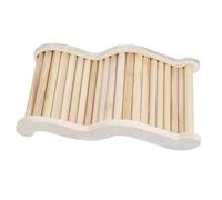 VALICLUD Wood Hamster Ladder Multi-purpose Climbing Platform Reduces Damage Pet Playing Accessory for Hamsters and Little Birds Random Color