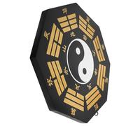 VALICLUD Wooden Bagua Pendant Wall Hanging Tai Chi Decor for Home Feng Shui Balance Symbol Indoor Traditional Chinese Blessing Ornament