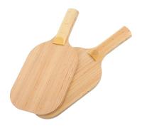 VALICLUD Wooden Blind Table Tennis Paddle with Sounds Feedback Ergonomic Slip Grip Responsive Rebound Racket for Blind Athletes for Sports Education Recreation and Competitions