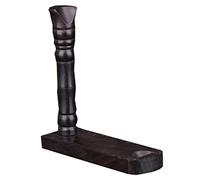 VALICLUD Wooden Flute Holder Black Ebony Clarinet Stand Delicate Flute Display Rack with Desktop Design for Home or Retail Store Storage and Organization