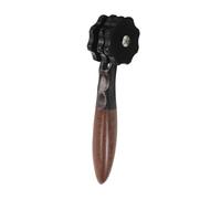 VALICLUD Wooden Handheld Massage Roller with Triple Rollers for Body Muscle Relaxation Manual Pressure Control Portable Relief Tool for Office Workers and Fitness Enthusiasts