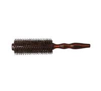 VALICLUD Wooden Handle Hair Curling Brush with Ergonomic Design for Salon and Personal Styling Volume Enhancing Brush for Creating Curls and Shine Suitable for Various Hair Types and Blow