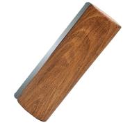 VALICLUD Wooden Horse Grooming Brush 20cm with Metal Serrated Edge for Efficient Shedding and Tangle Removal, Easy to Use Grooming Tool for Horses and Livestock Cleaning