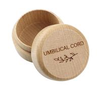 VALICLUD Wooden Keepsake Box for Boys with Compact Design, Easy to Use Umbilical Cord Souvenir Box Newborn Baby Hair and First Teeth Storage, Baby Shower Present