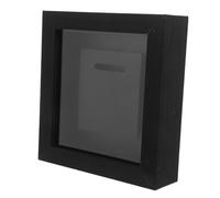 VALICLUD Wooden Marathon Medal Display Frame Shadow Box with Natural Wood Finish for Tabletop and Wall Single Medal Holder for Running Race Awards and Photo Showcase Scratch-resistant