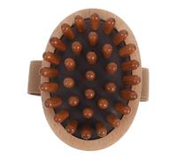 VALICLUD Wooden Massage Brush Tool for Scalp Neck Portable Acupoint for Meridian Relaxation and Fatigue Relief for Home and Travel Use