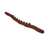 VALICLUD Wooden Massage Stick with Beads for Full Body Therapy Lightweight and Portable Massage Tool for Home and Salon Use Relieves Muscle Tension and Fatigue