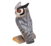 VALICLUD Wooden Owl Desktop Decoration Creative Unique Design Owl Decor Decorative Choice for Home Photography Prop