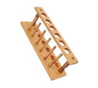 VALICLUD Wooden Test Tube Rack Poles Stable Laboratory Tube Holder for Scientific Research Industrial Use and Organizing Small Items